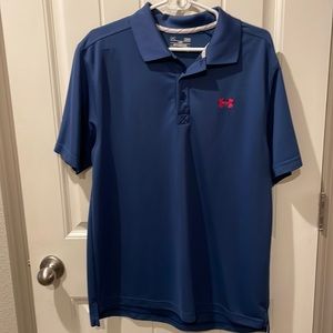 Blue under armor polo